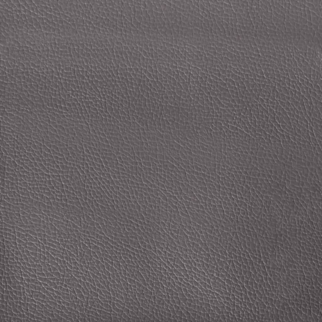 Cadre de lit sans matelas Zadar gris 80x200 cm similicuir - XIOS