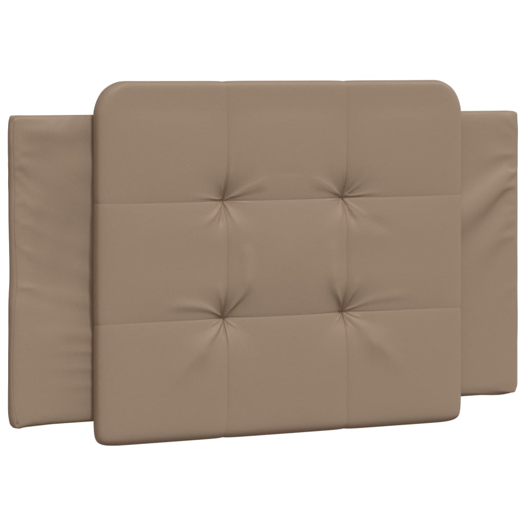 Lit avec matelas cappuccino 90x200 cm similicuir - XIOS