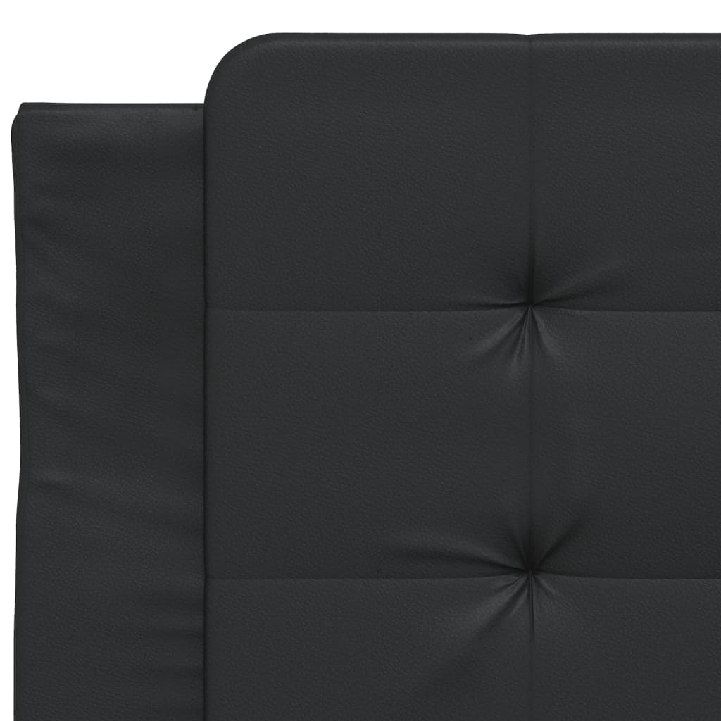 Cadre de lit sans matelas Zadar noir 100x200 cm similicuir - XIOS