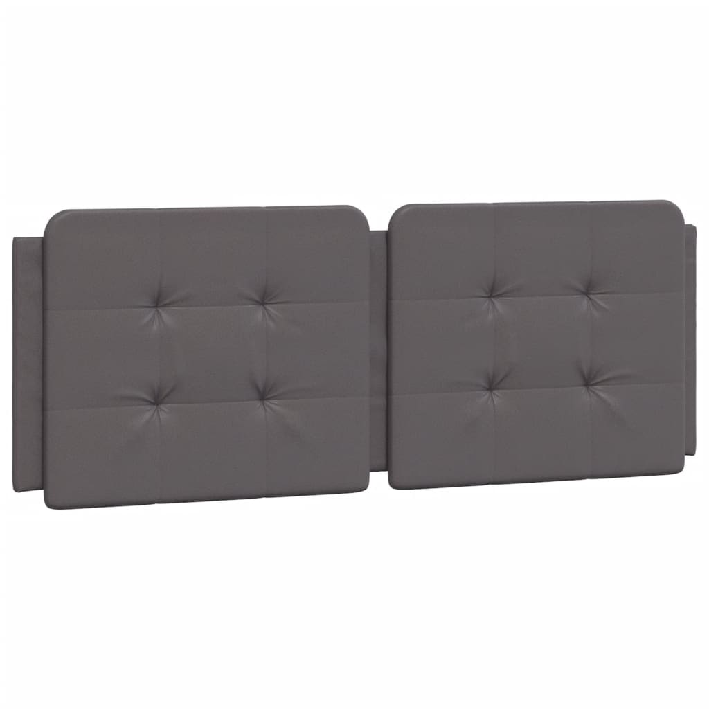 Cadre de lit sans matelas Zadar gris 120x200 cm similicuir - XIOS