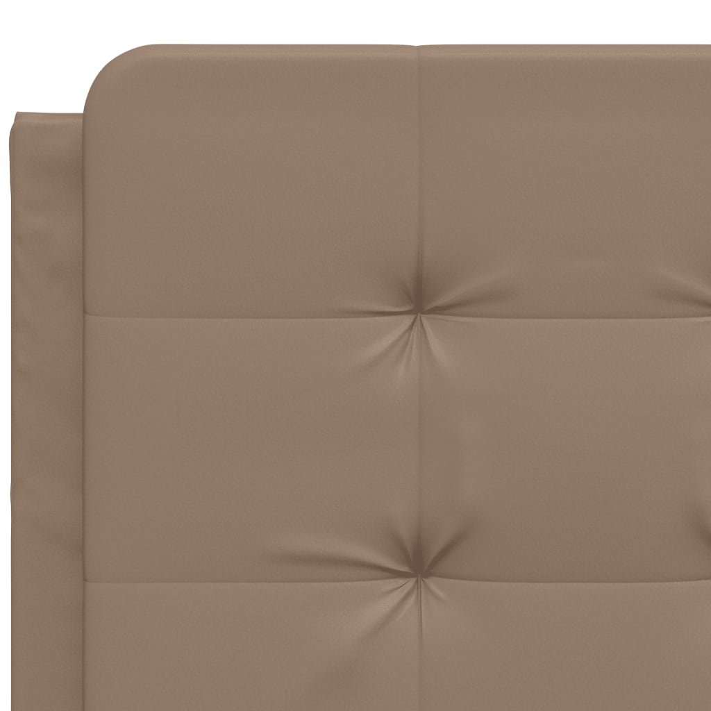 Cadre de lit sans matelas Zadar cappuccino 120x200 cm similicuir - XIOS