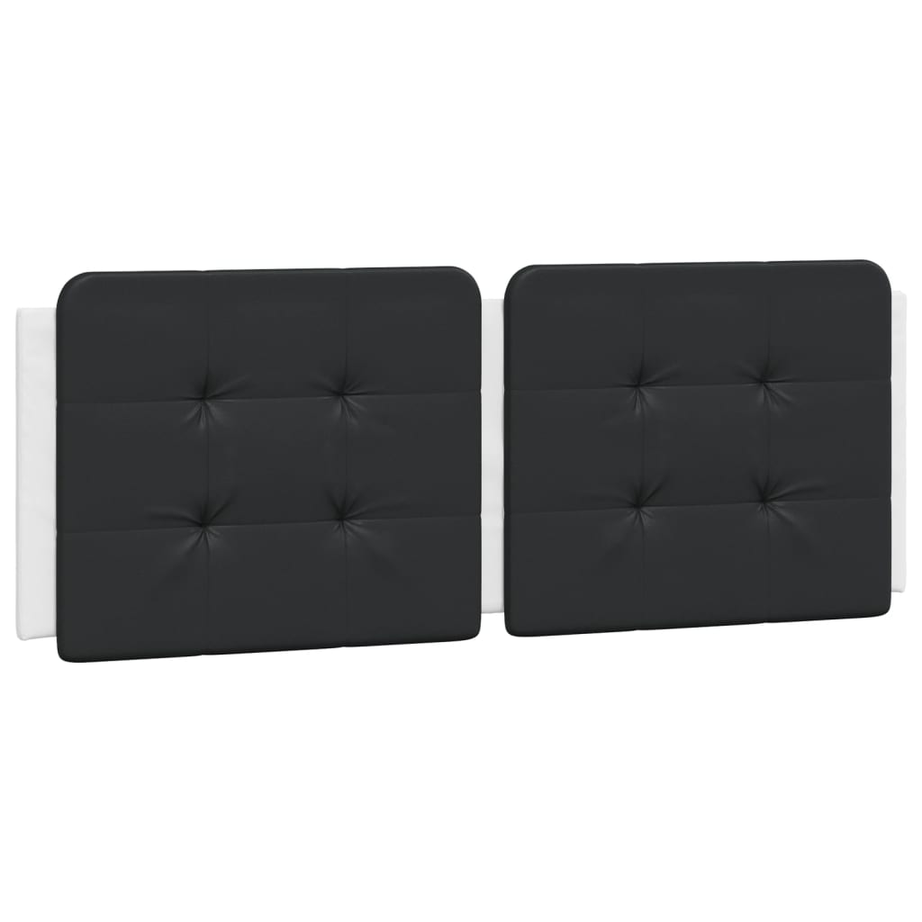Cadre de lit sans matelas Zadar blanc et noir 120x200 cm similicuir - XIOS
