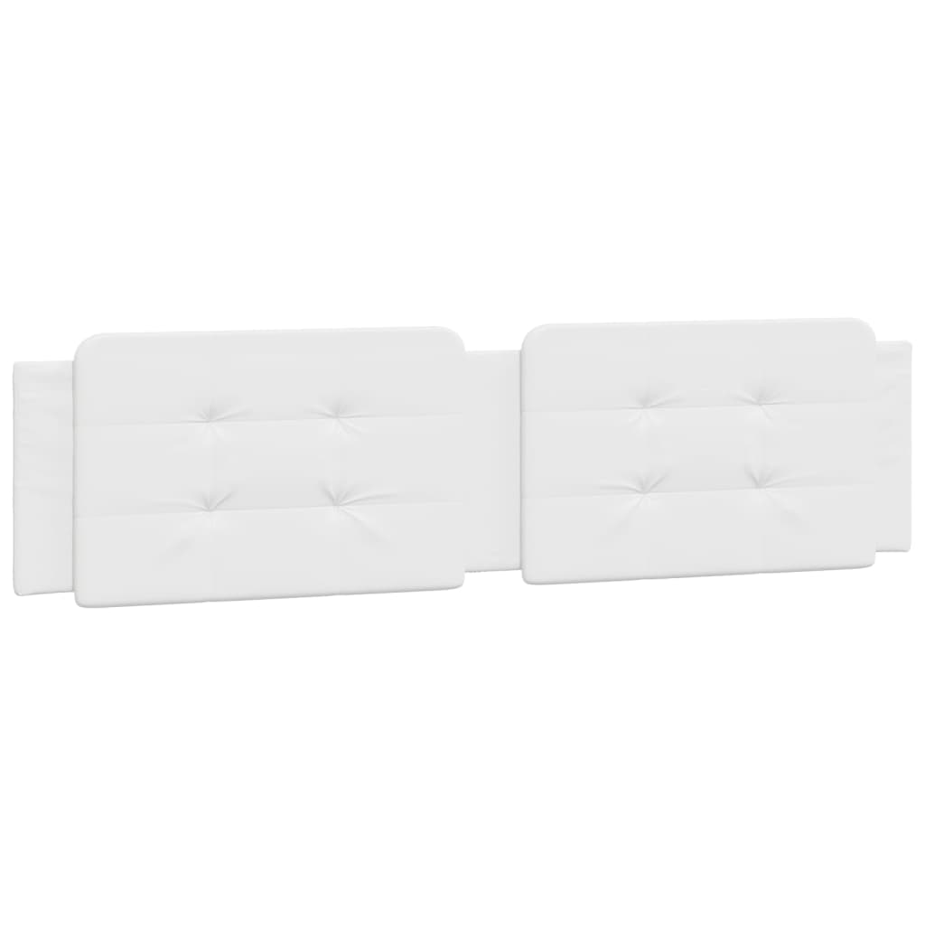 Lit avec matelas Zadar blanc 160x200 cm similicuir - XIOS