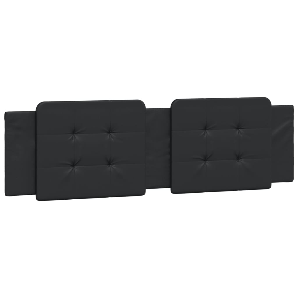 Lit avec matelas Zadar noir 180x200 cm similicuir - XIOS