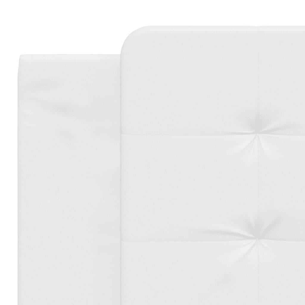 Lit avec matelas Zadar blanc 180x200 cm similicuir - XIOS