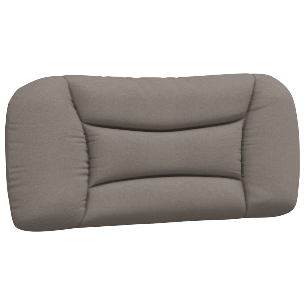 Cadre de lit avec LED sans matelas Hvar taupe 90x190 cm tissu - XIOS