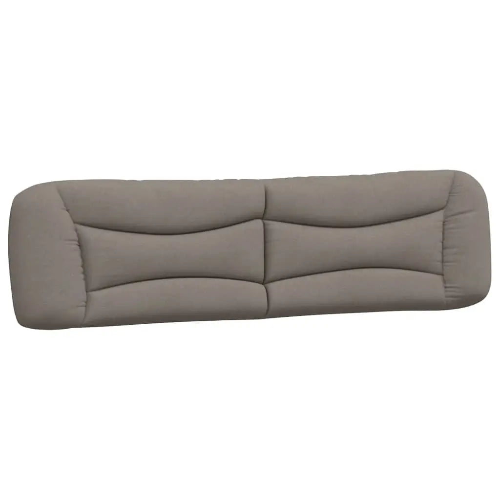 Cadre de lit avec LED sans matelas Hvar taupe 200x200 cm tissu - XIOS