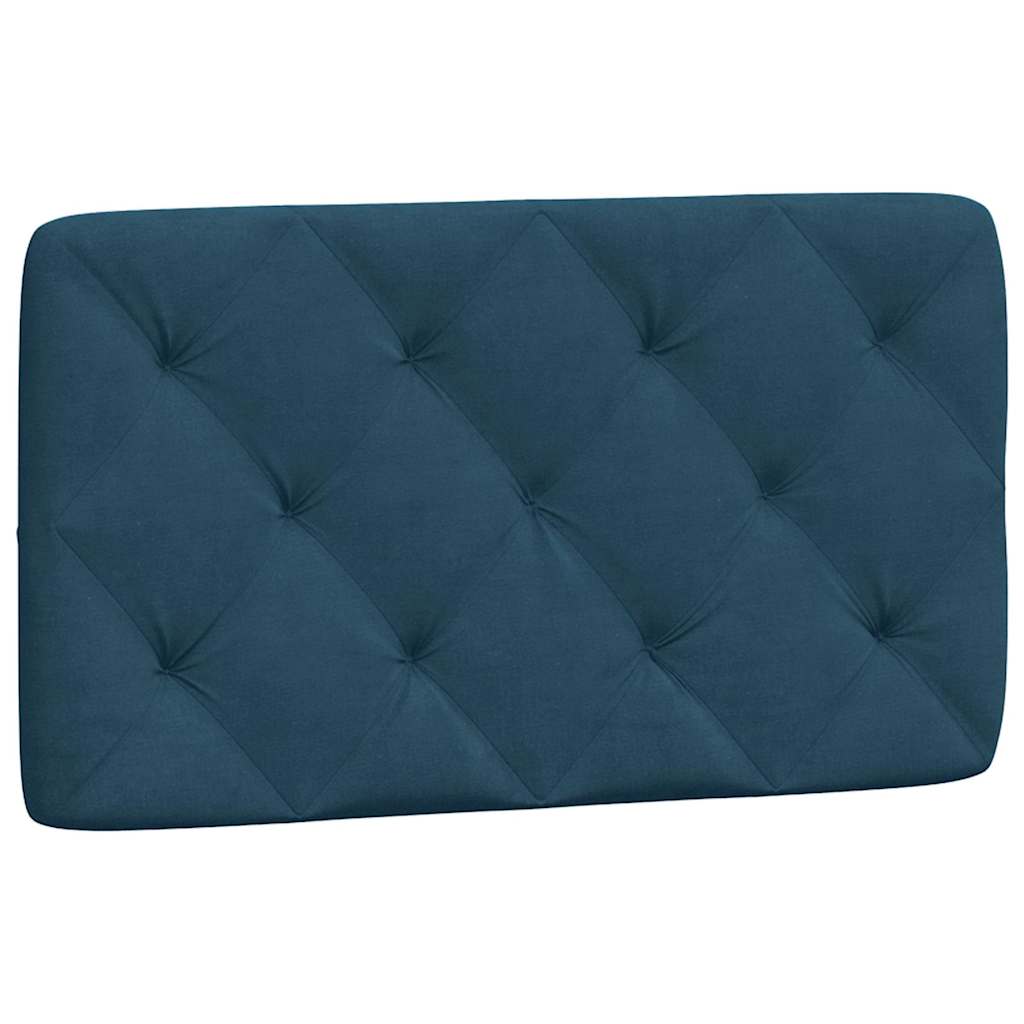 Cadre de lit avec LED sans matelas bleu 90x190 cm velours - XIOS