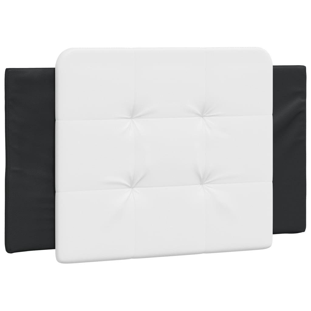Cadre de lit avec LED sans matelas Zadar noir et blanc 90x200 cm - XIOS