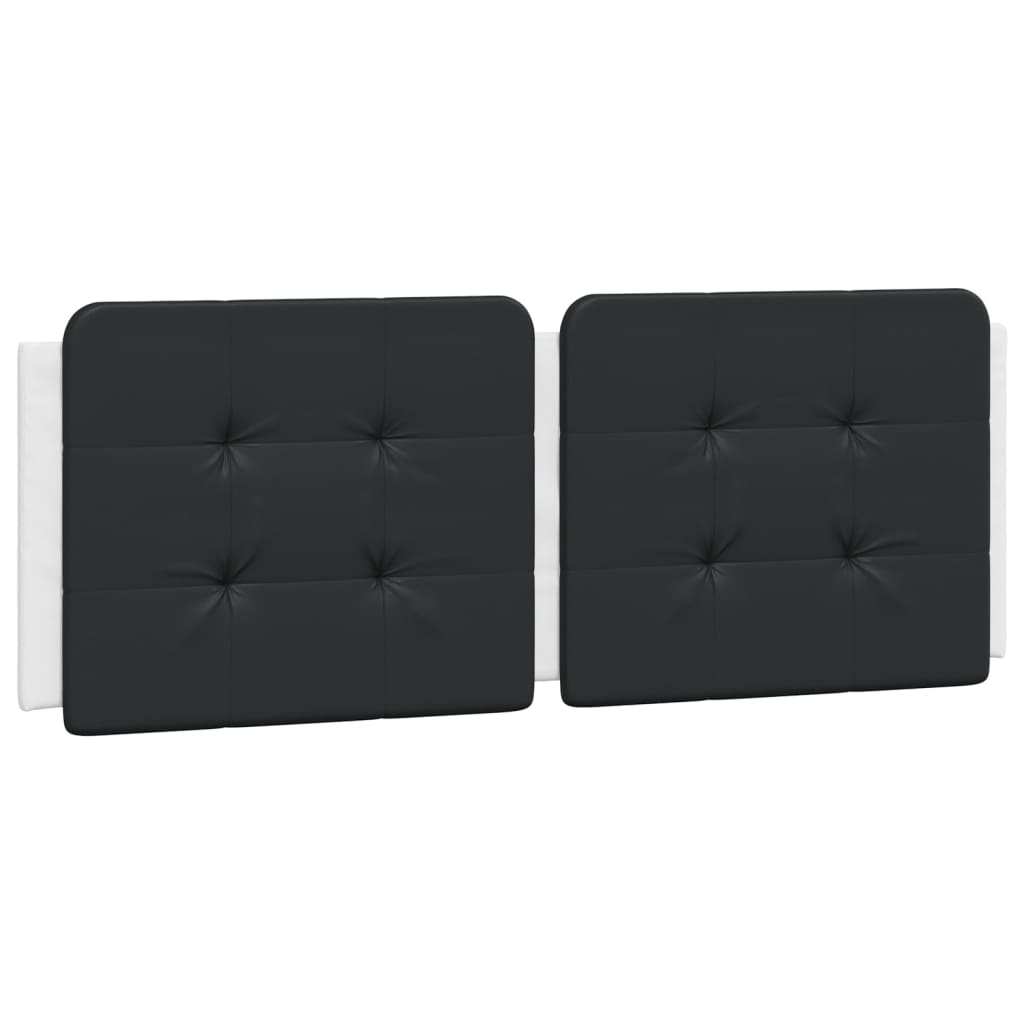 Cadre de lit avec LED sans matelas blanc et noir 140x190 cm - XIOS