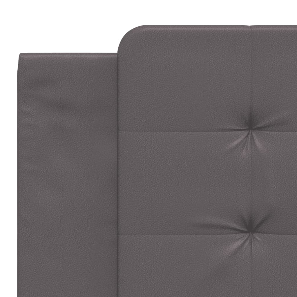 Cadre de lit avec LED sans matelas Zadar gris 180x200 cm - XIOS