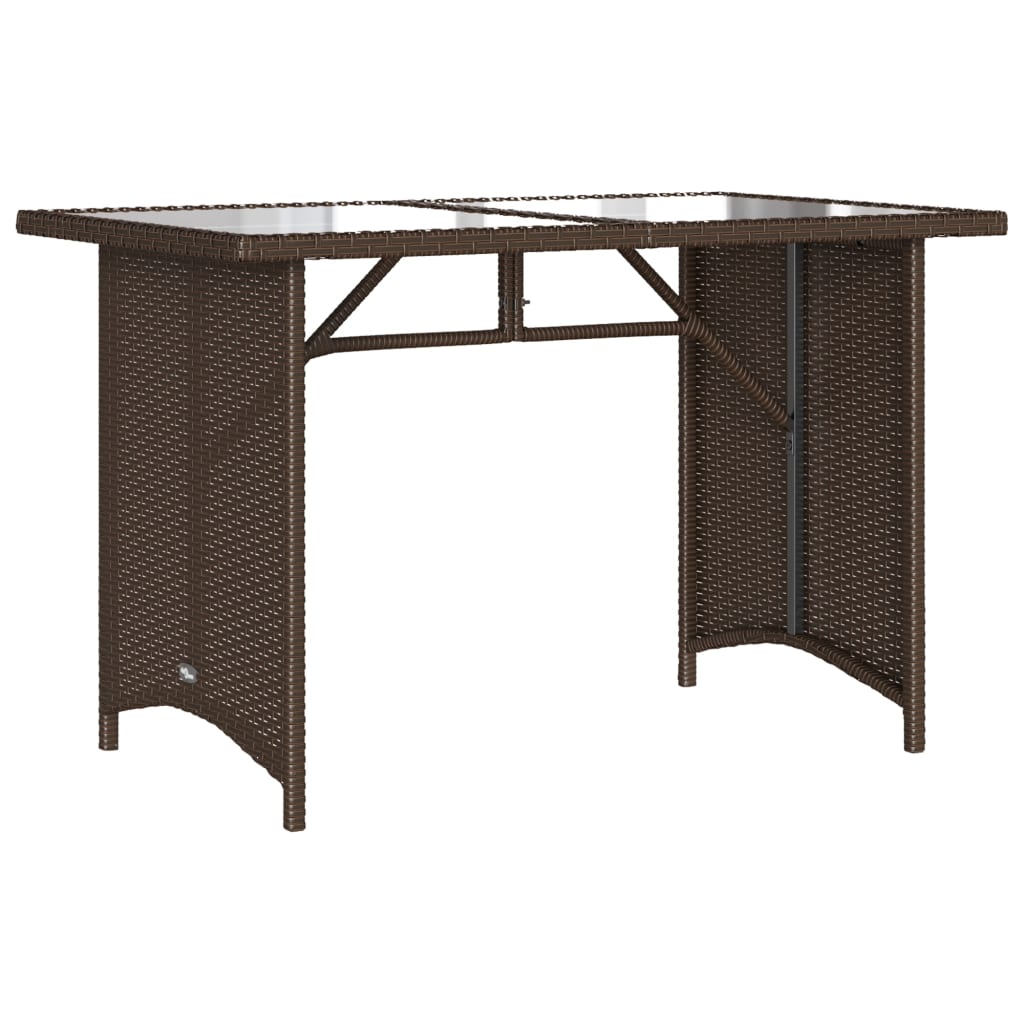 Salon de jardin avec coussins 6 pcs marron résine tressée