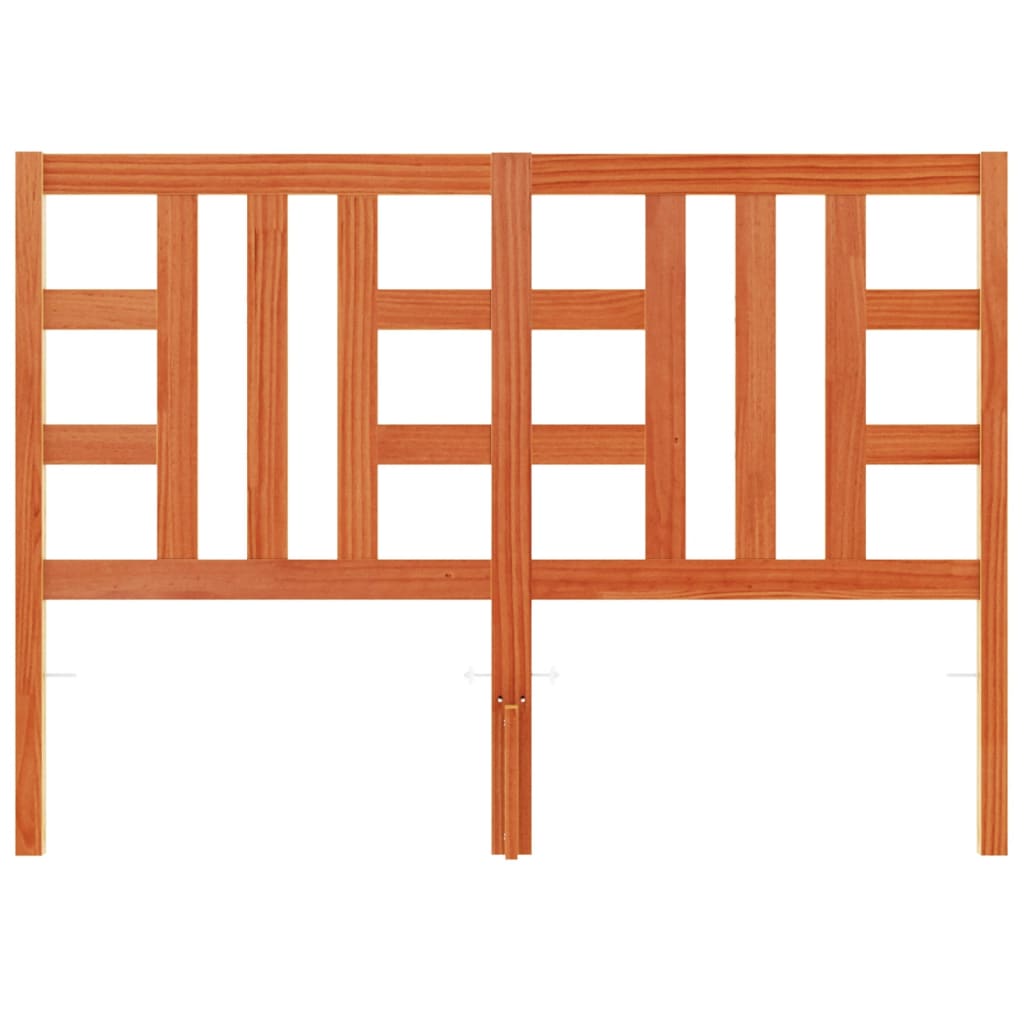 Tête de lit cire marron 150 cm bois massif de pin - XIOS