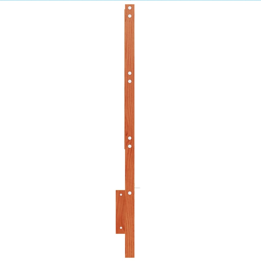 Tête de lit cire marron 135 cm bois massif de pin - XIOS