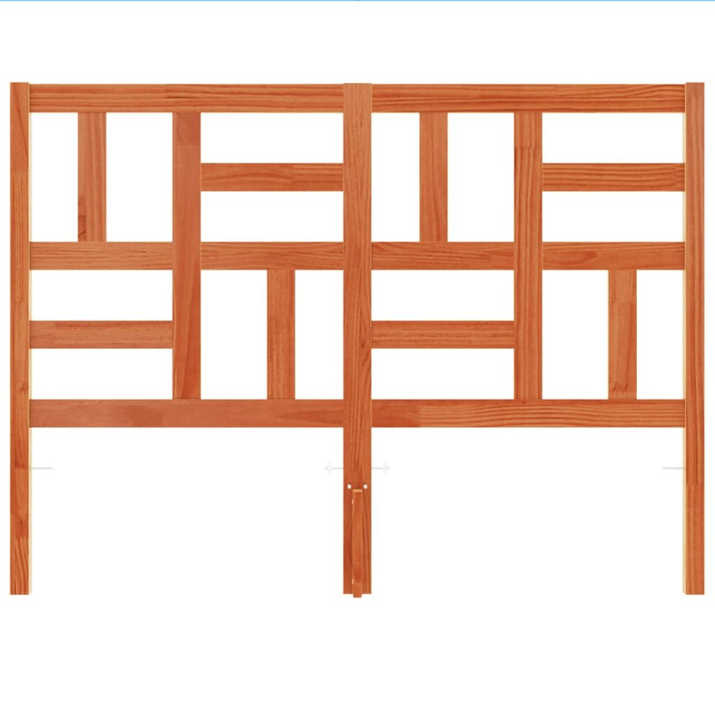 Tête de lit cire marron 180 cm bois massif de pin - XIOS