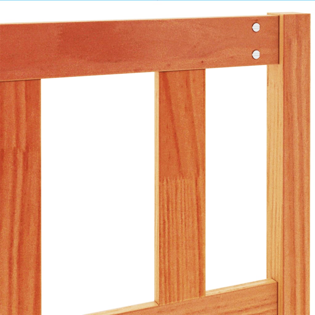 Tête de lit cire marron 180 cm bois massif de pin - XIOS