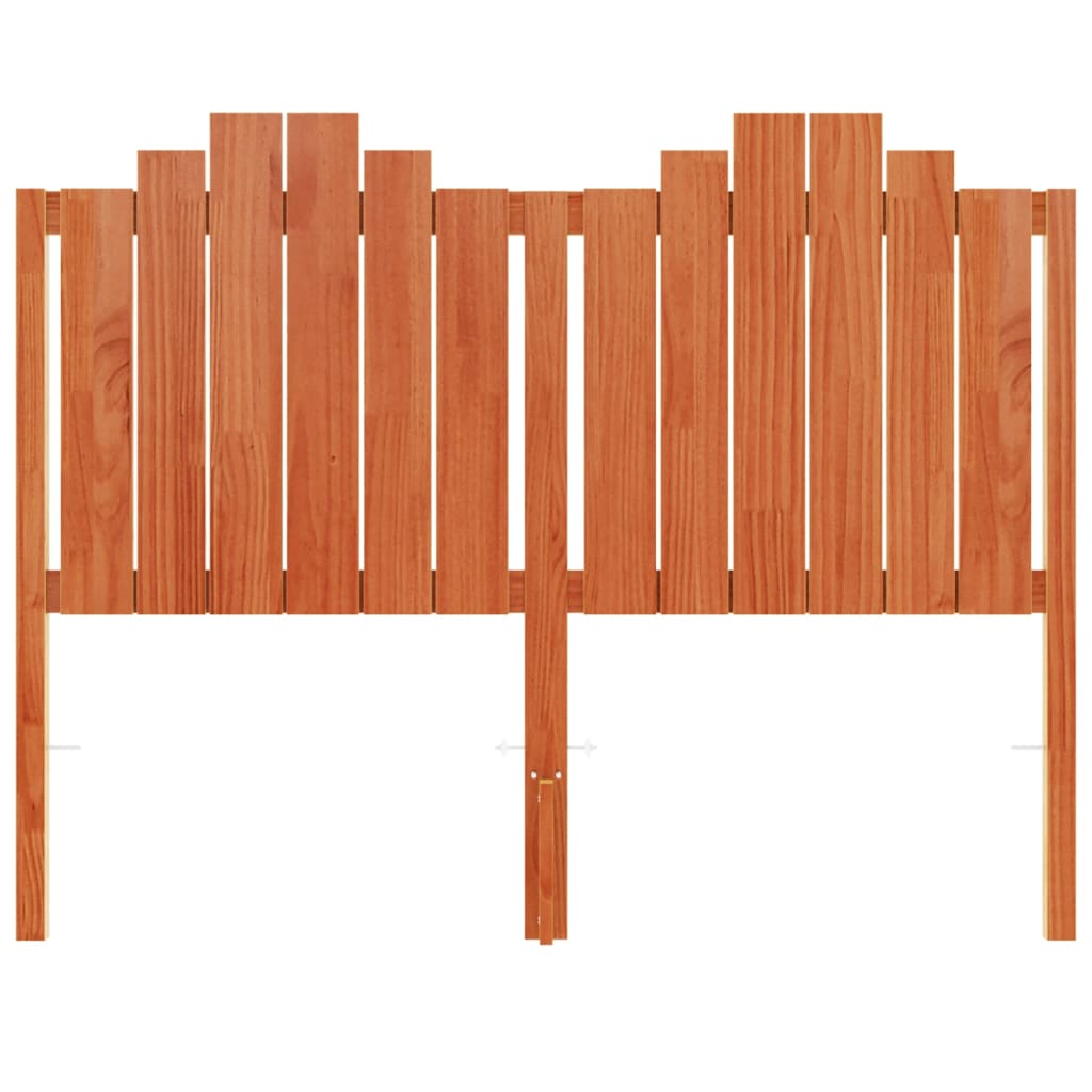 Tête de lit cire marron 135 cm bois massif de pin - XIOS