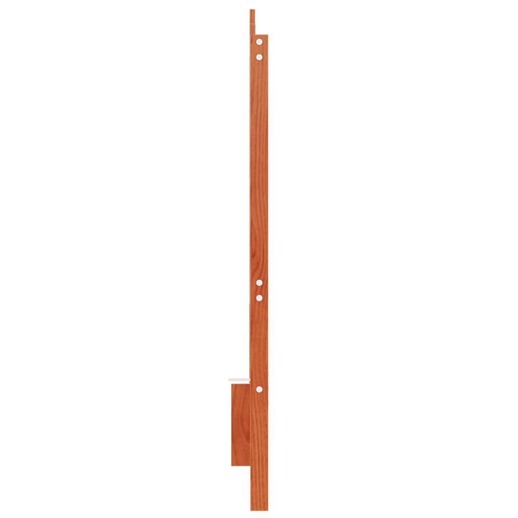 Tête de lit cire marron 135 cm bois massif de pin - XIOS