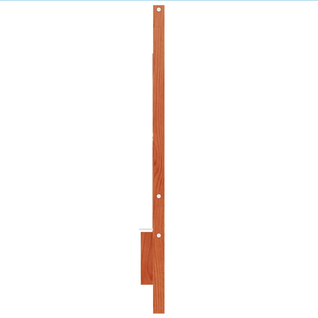 Tête de lit cire marron 135 cm bois massif de pin - XIOS