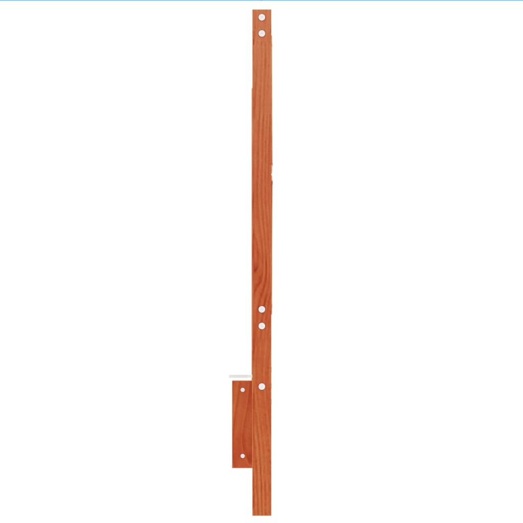 Tête de lit cire marron 135 cm bois massif de pin - XIOS