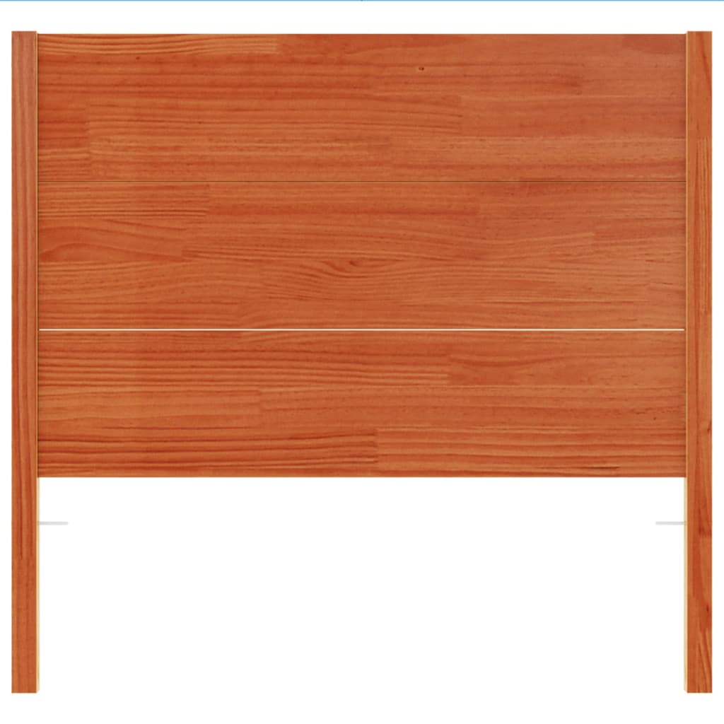 Tête de lit cire marron 100 cm bois massif de pin - XIOS