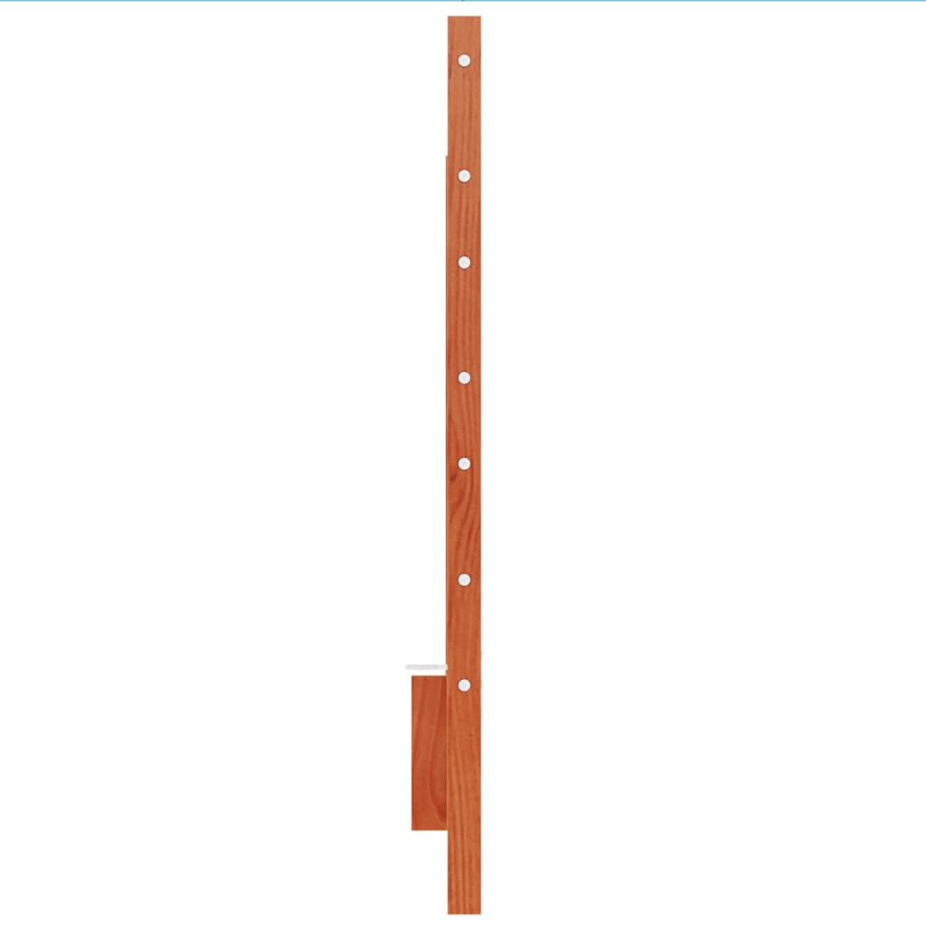 Tête de lit cire marron 135 cm bois massif de pin - XIOS