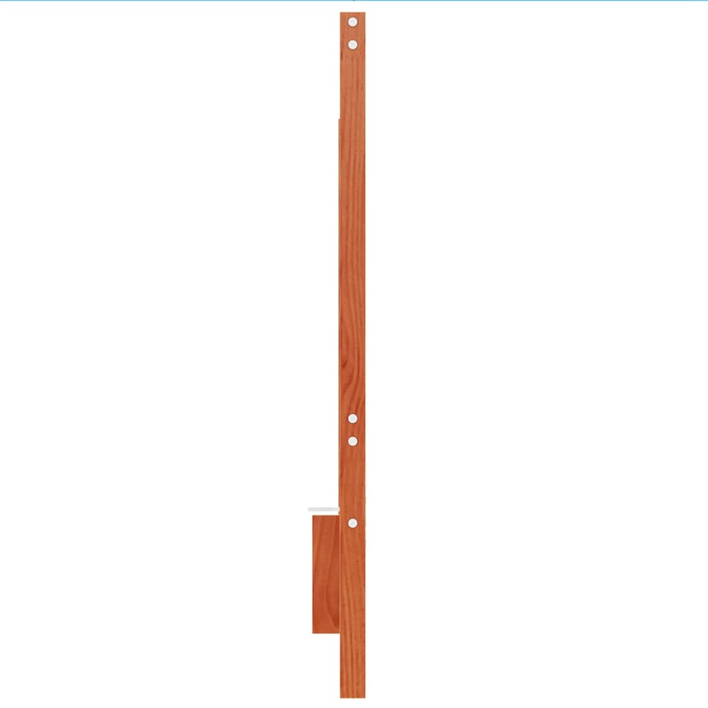 Tête de lit cire marron 135 cm bois massif de pin - XIOS