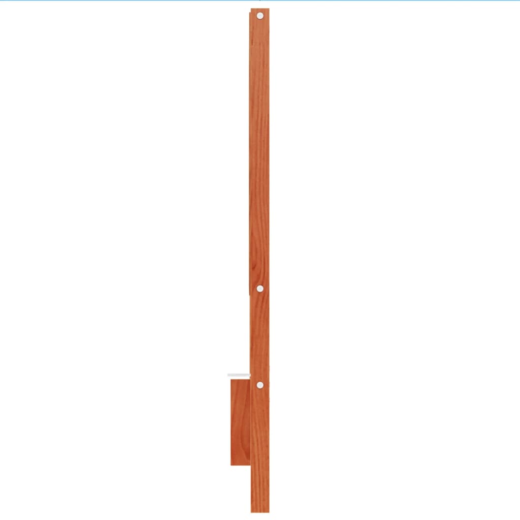 Tête de lit cire marron 135 cm bois massif de pin - XIOS