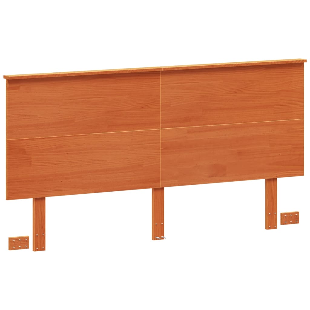 Tête de lit cire marron 160 cm bois massif de pin - XIOS