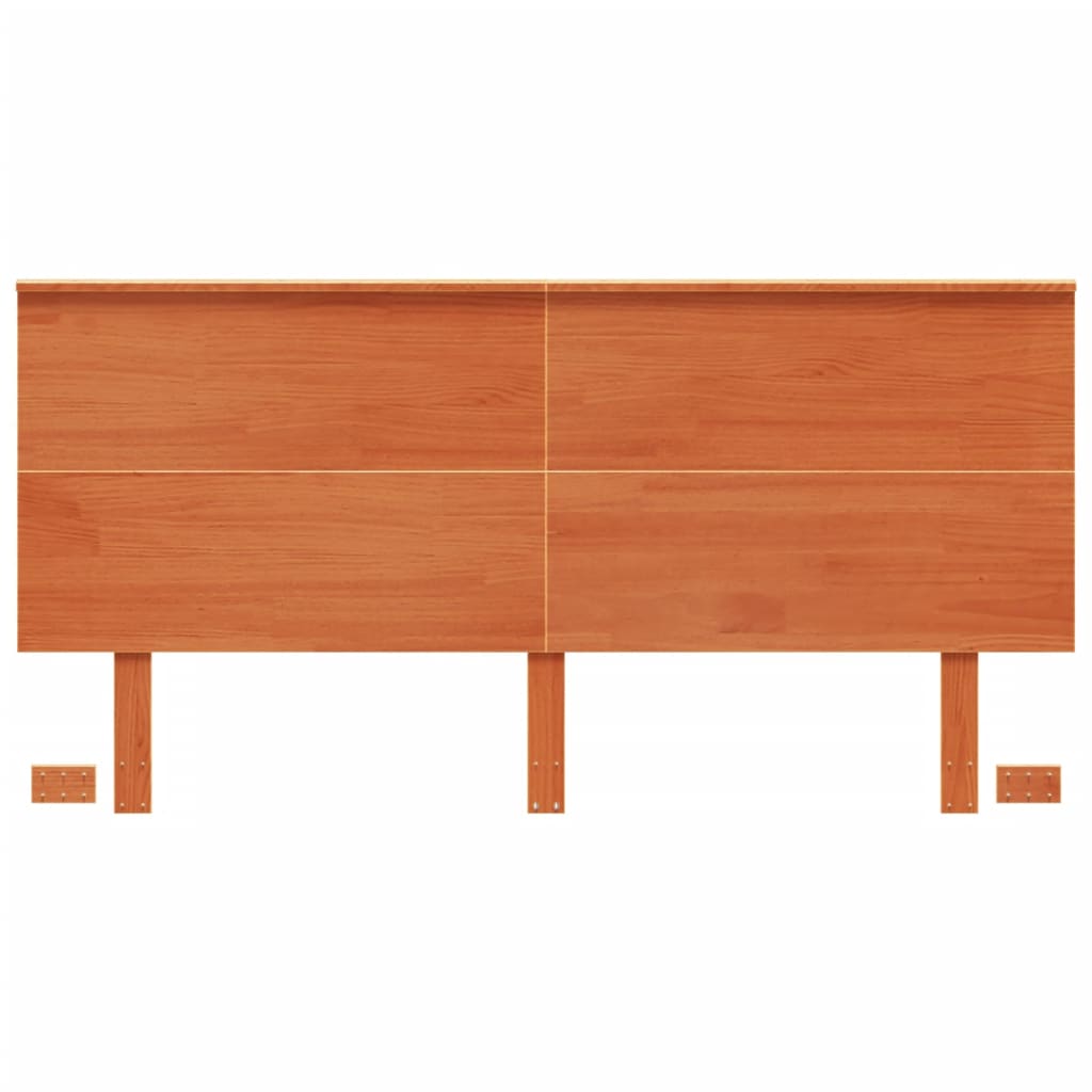 Tête de lit cire marron 160 cm bois massif de pin - XIOS