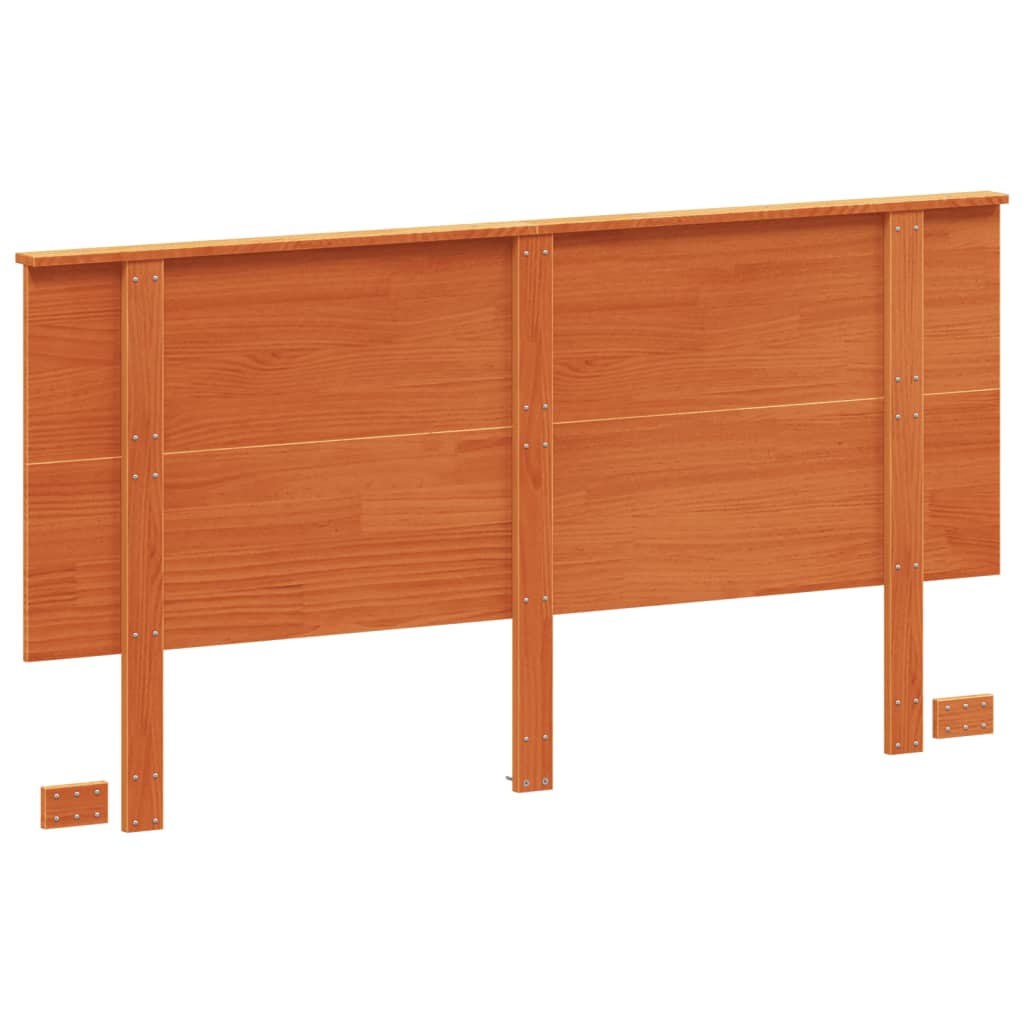 Tête de lit cire marron 160 cm bois massif de pin - XIOS