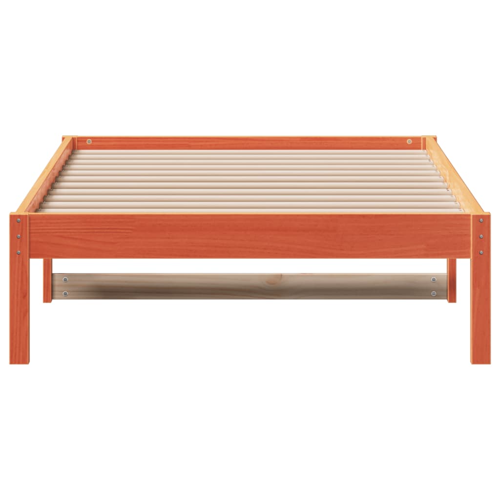 Lit de jour sans matelas cire marron 90x200 cm bois pin massif - XIOS