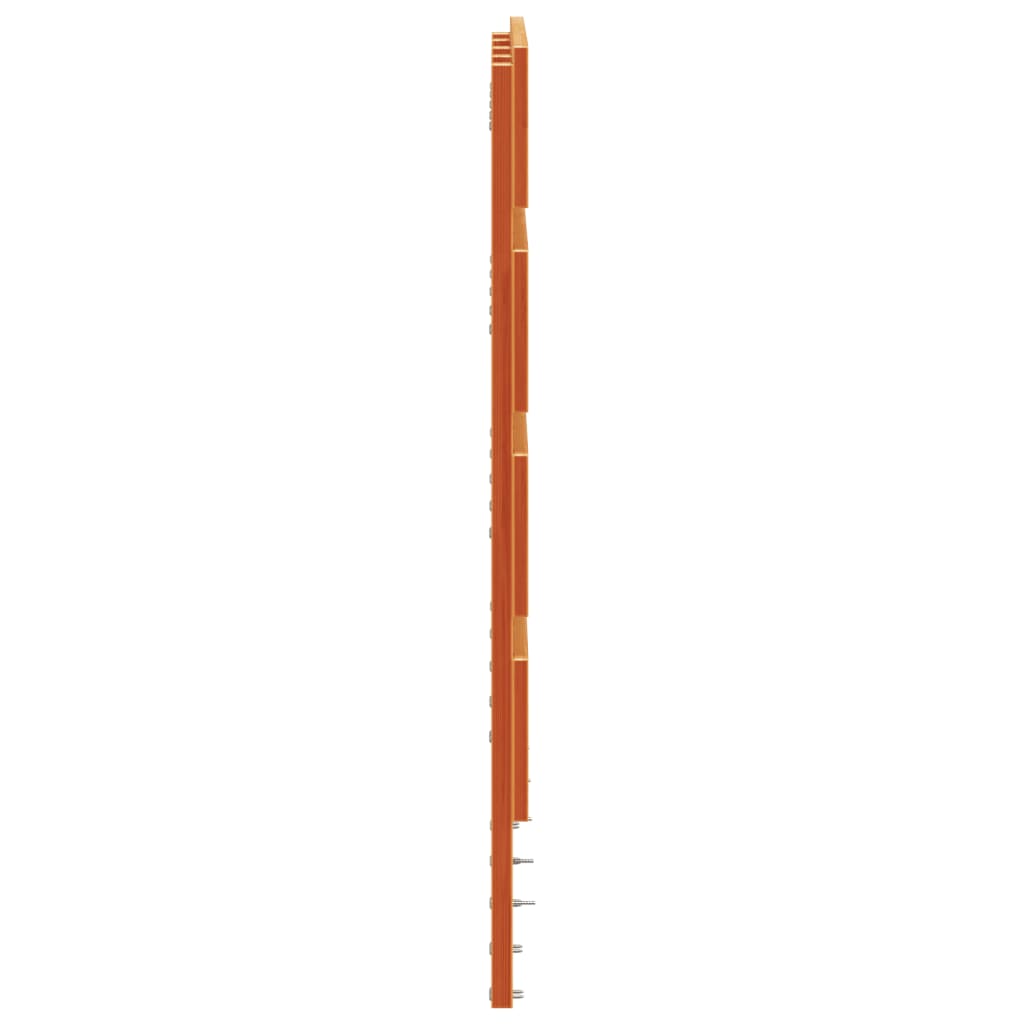 Tête de lit cire marron 120 cm bois massif de pin - XIOS
