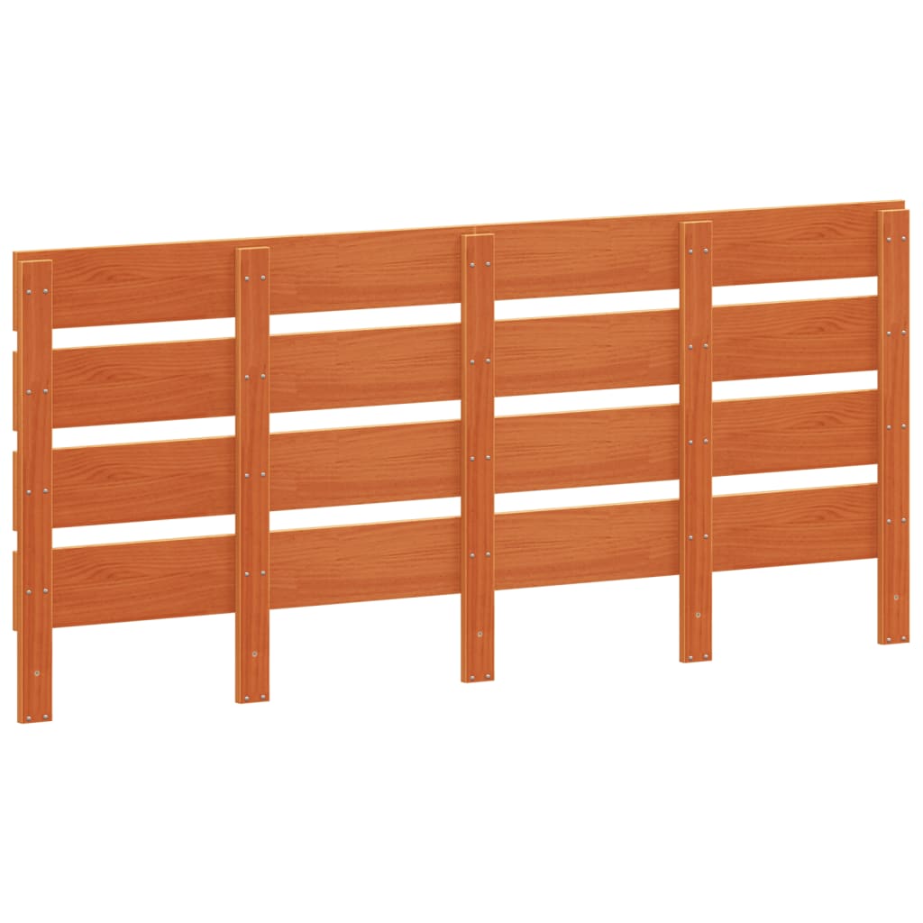 Tête de lit cire marron 180 cm bois massif de pin - XIOS