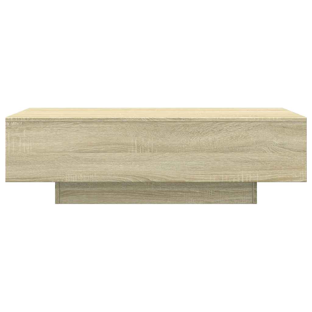 Table basse chêne sonoma 100x49,5x31 cm bois d'ingénierie - XIOS