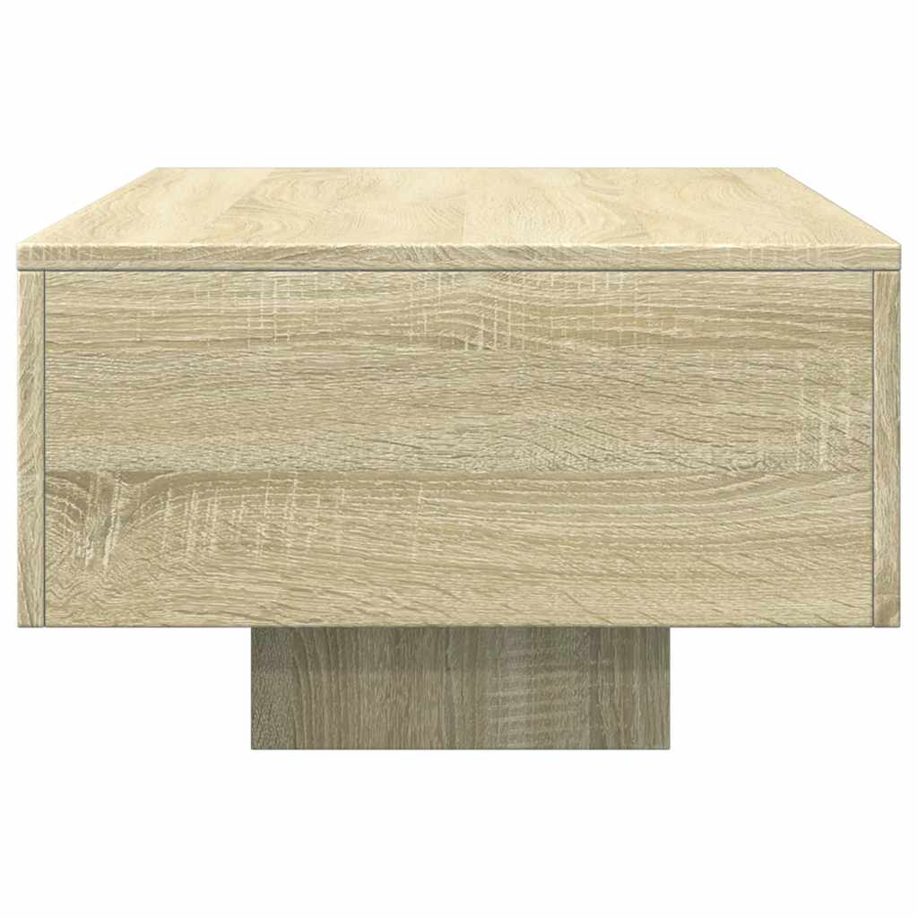 Table basse chêne sonoma 100x49,5x31 cm bois d'ingénierie - XIOS