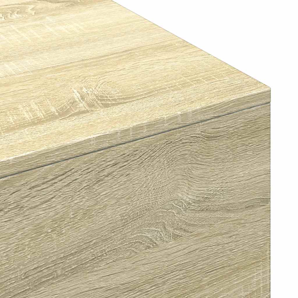 Table basse chêne sonoma 100x49,5x31 cm bois d'ingénierie - XIOS