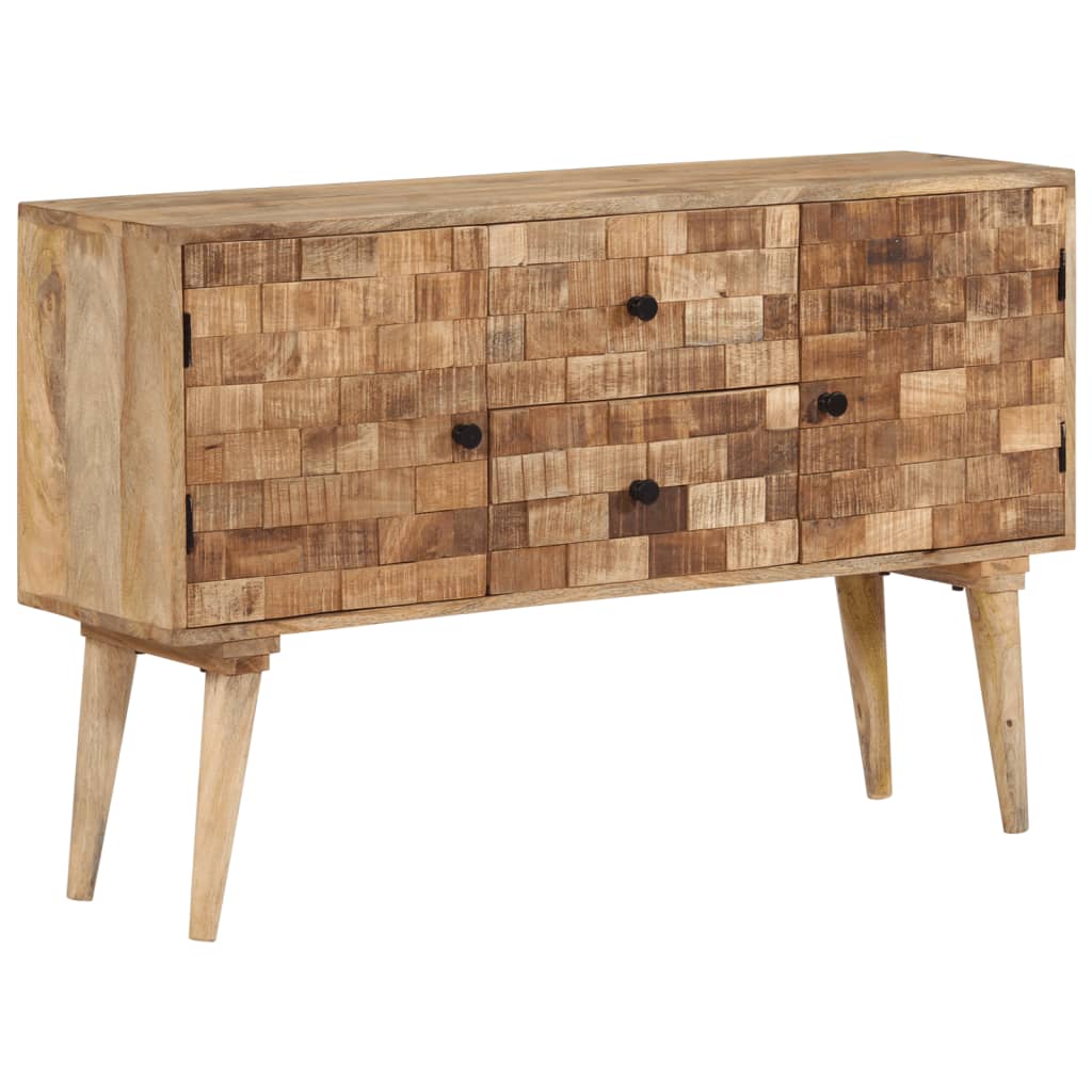 Buffet 110x30x70 cm bois massif de manguier - XIOS