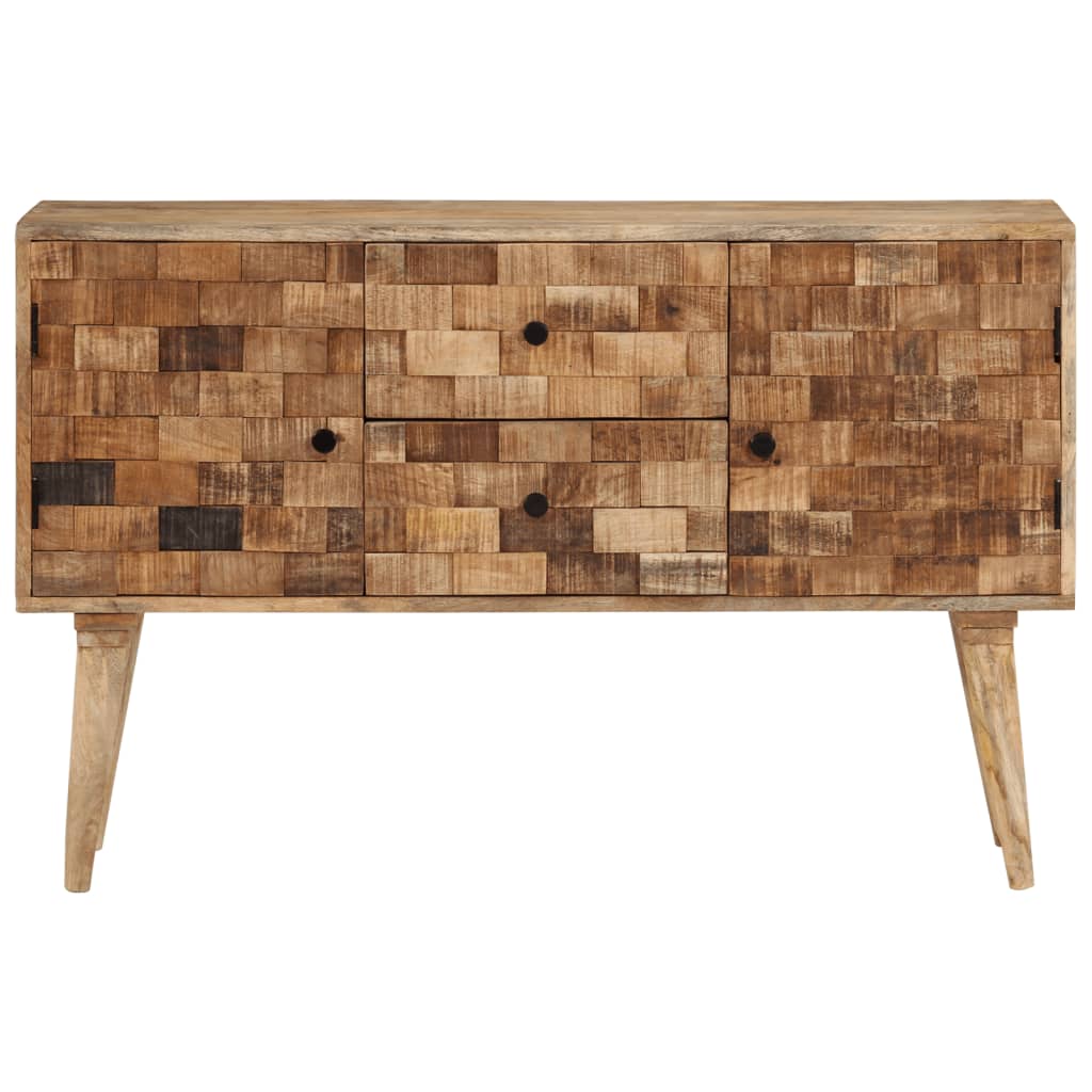 Buffet 110x30x70 cm bois massif de manguier - XIOS