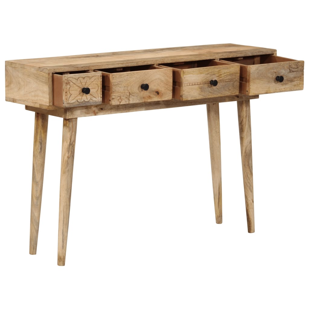 Table console 110x30x75 cm bois de manguier massif - XIOS