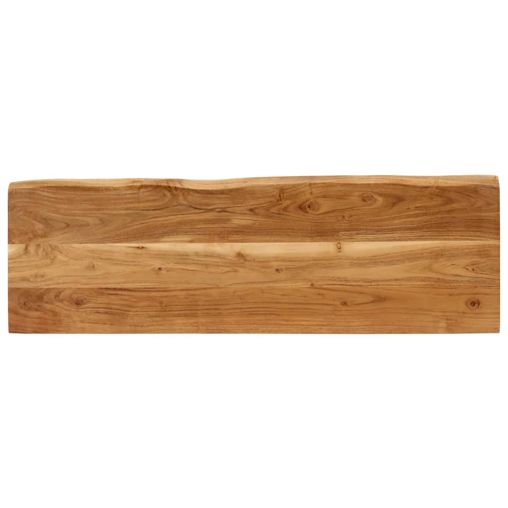 Banc avec bord vivant 105 cm bois d'acacia massif - XIOS