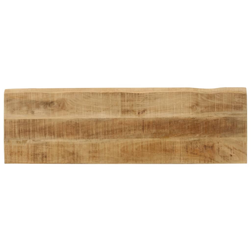 Banc avec bord vivant 105 cm bois de manguier massif - XIOS