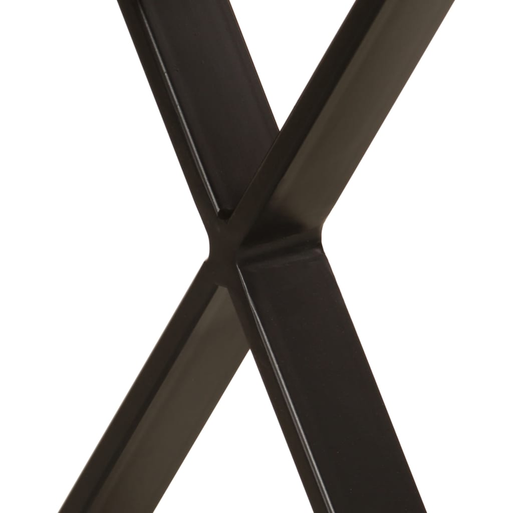 Banc avec bord vivant 105 cm bois de manguier massif - XIOS