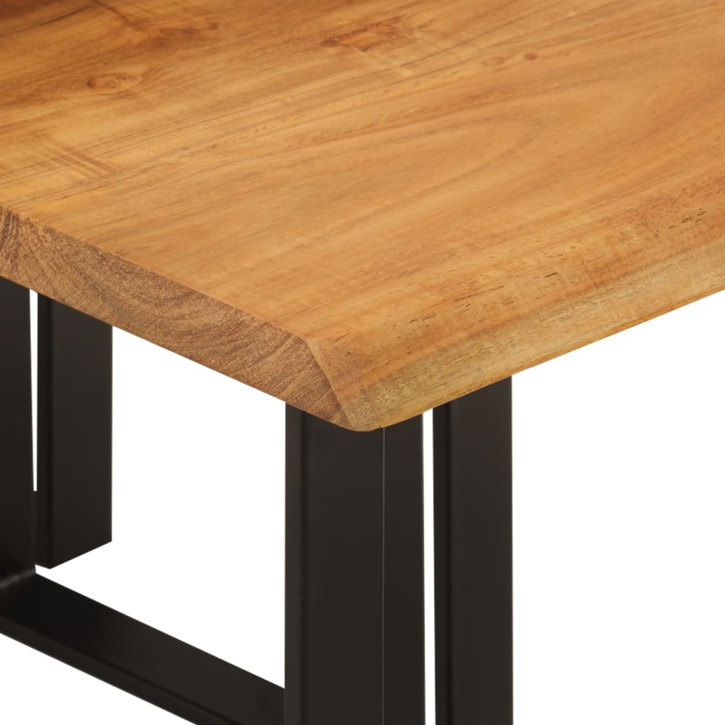 Tables gigognes 3 pcs avec bord vivant bois massif d'acacia - XIOS
