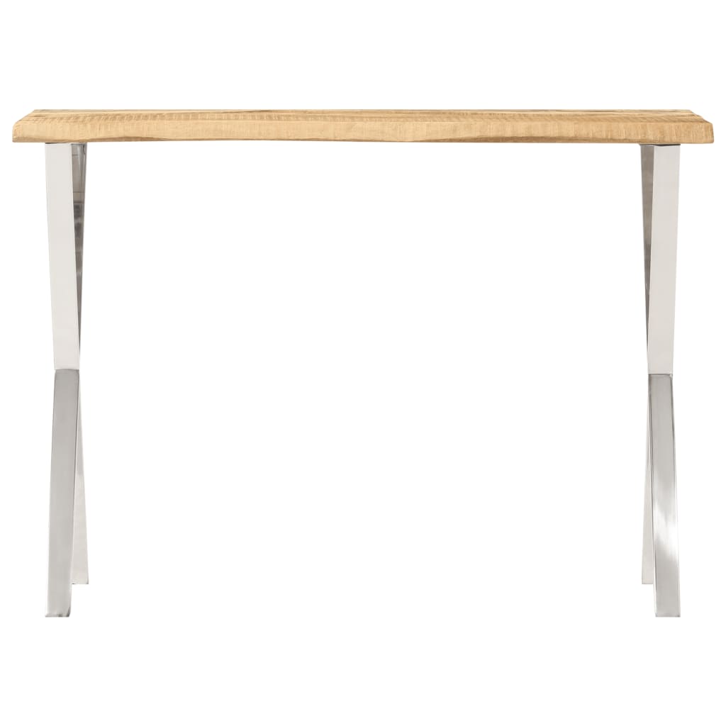 Table console à live edge 105x33x76 cm bois de manguier massif - XIOS