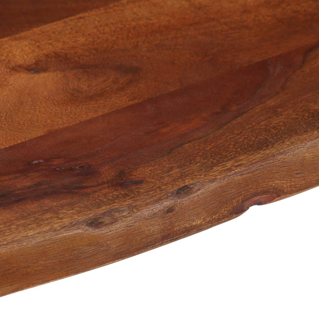 Table basse marron miel 110x55x40 cm bois massif d'acacia - XIOS