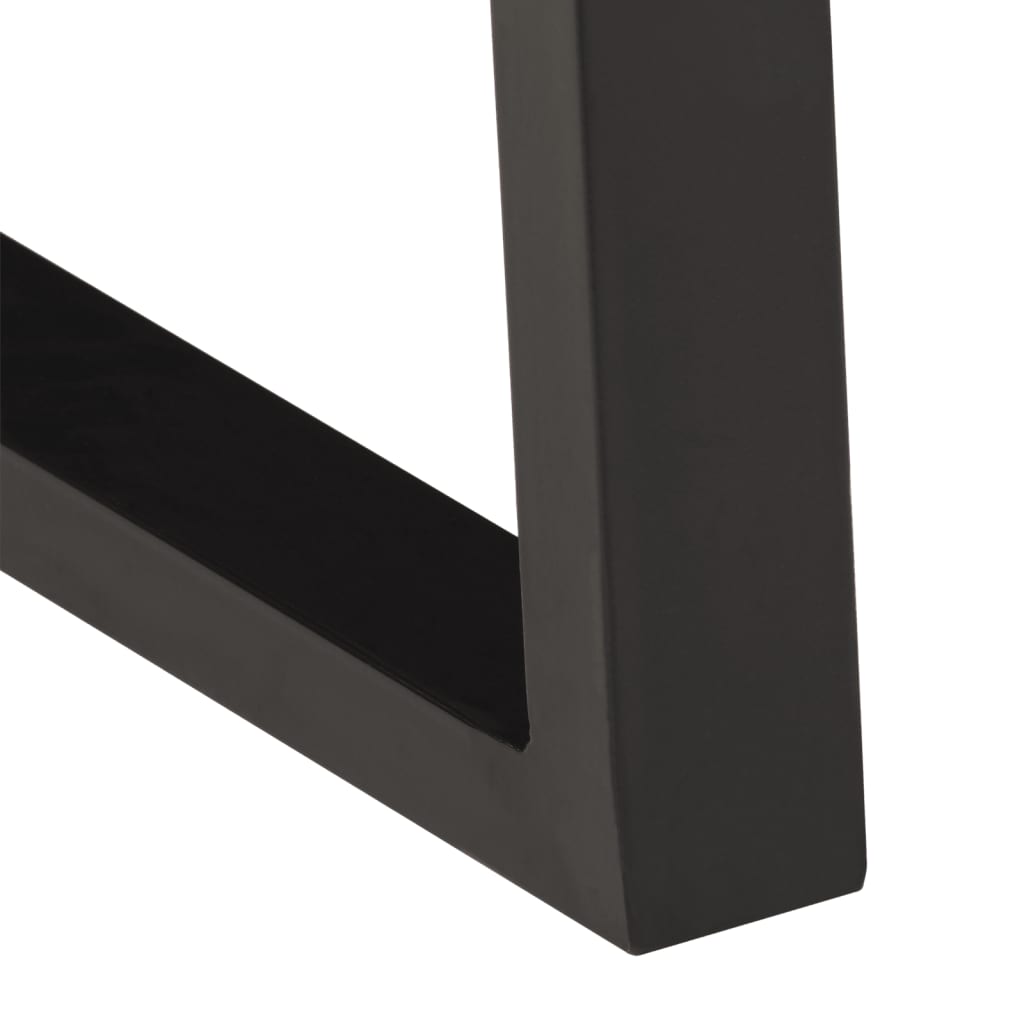 Table basse marron miel 110x55x40 cm bois massif d'acacia - XIOS