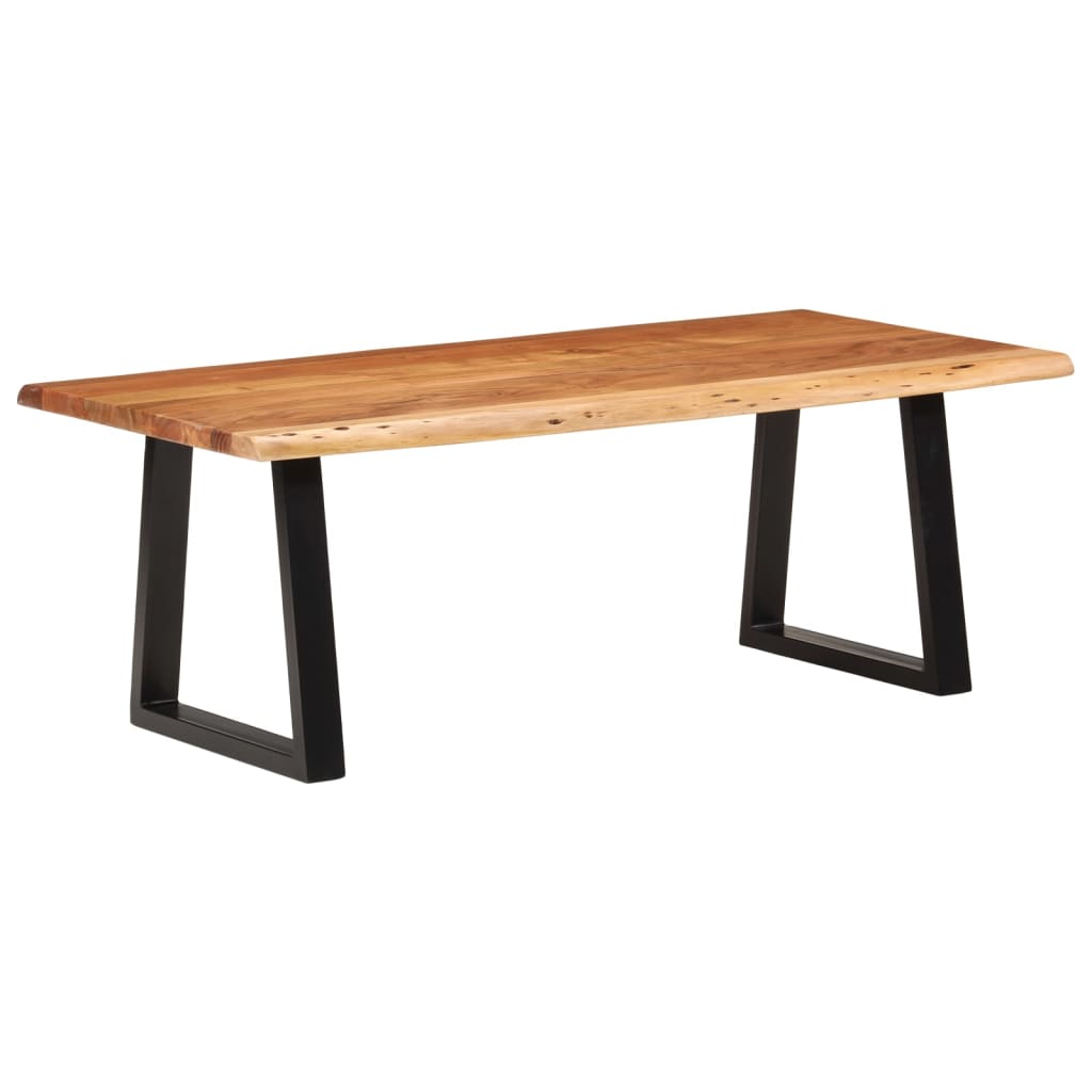 Table basse 110x55x40 cm bois massif d'acacia - XIOS