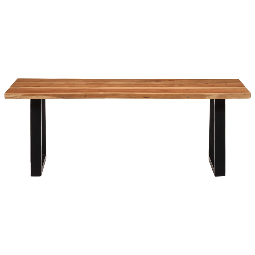 Table basse 110x55x40 cm bois massif d'acacia - XIOS