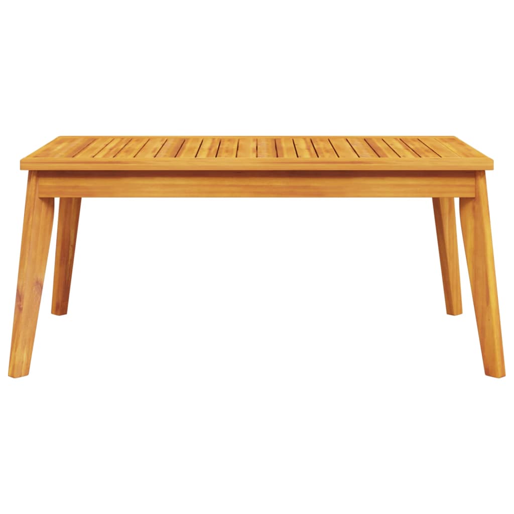 Salon de jardin 3 pcs avec coussins bois massif d'acacia